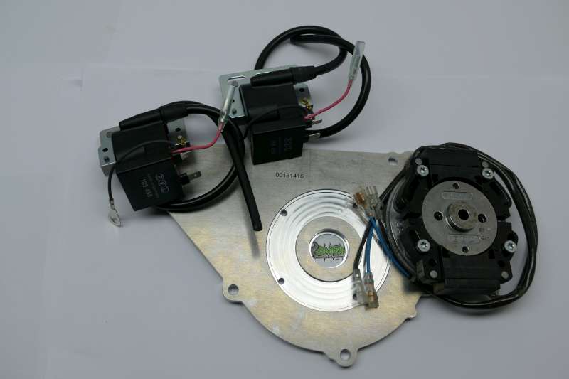 PVL Twin Ignition for 2 Cylinder 180° for Honda CB with Adapterplate